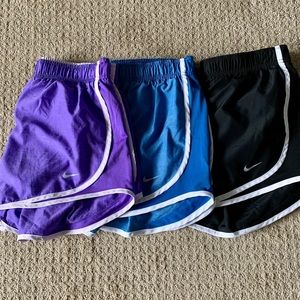 Nike Shorts 3 pairs- all together all size medium